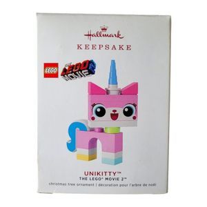 Hallmark Keepsake Christmas 2019 Year Dated Movie 2 Ornament, Lego Unikitty